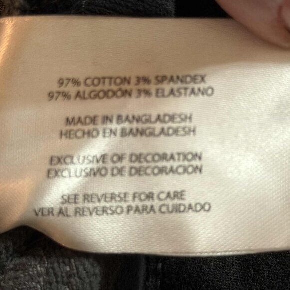 3 PAIRS Gap Skinny Stretch Cropped Khaki Pants - SIZE 8 (1 grey and 2 black) - Picture 11 of 12